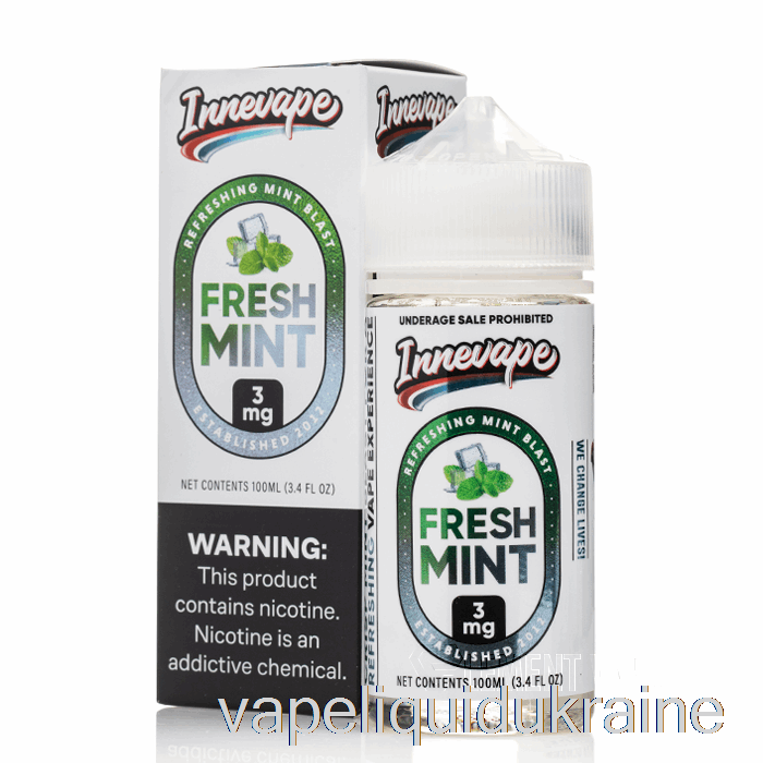 Vape Ukraine Fresh Mint - Innevape E-Liquid - 100mL 0mg